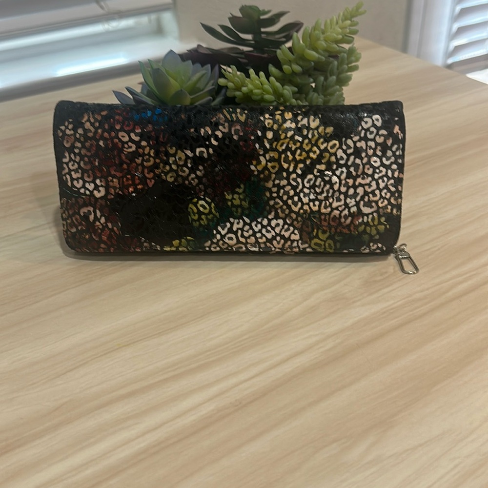 Hobo beautiful pattern Black Wallet